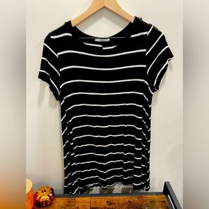 Striped tunic shirt